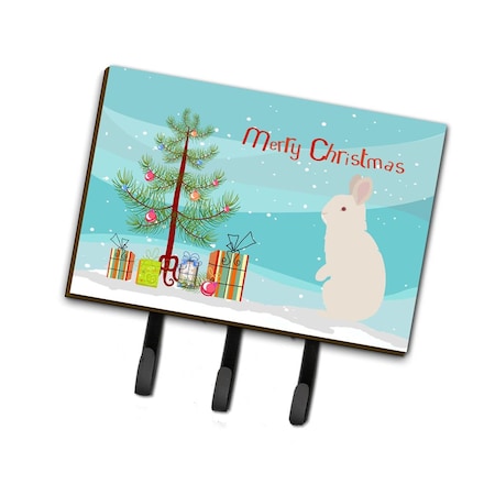Carolines Treasures New Zealand White Rabbit Christmas Leash or Key Holder BB9332TH68
